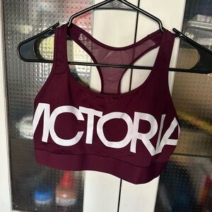Victoria's Secret Maroon Sports Bra